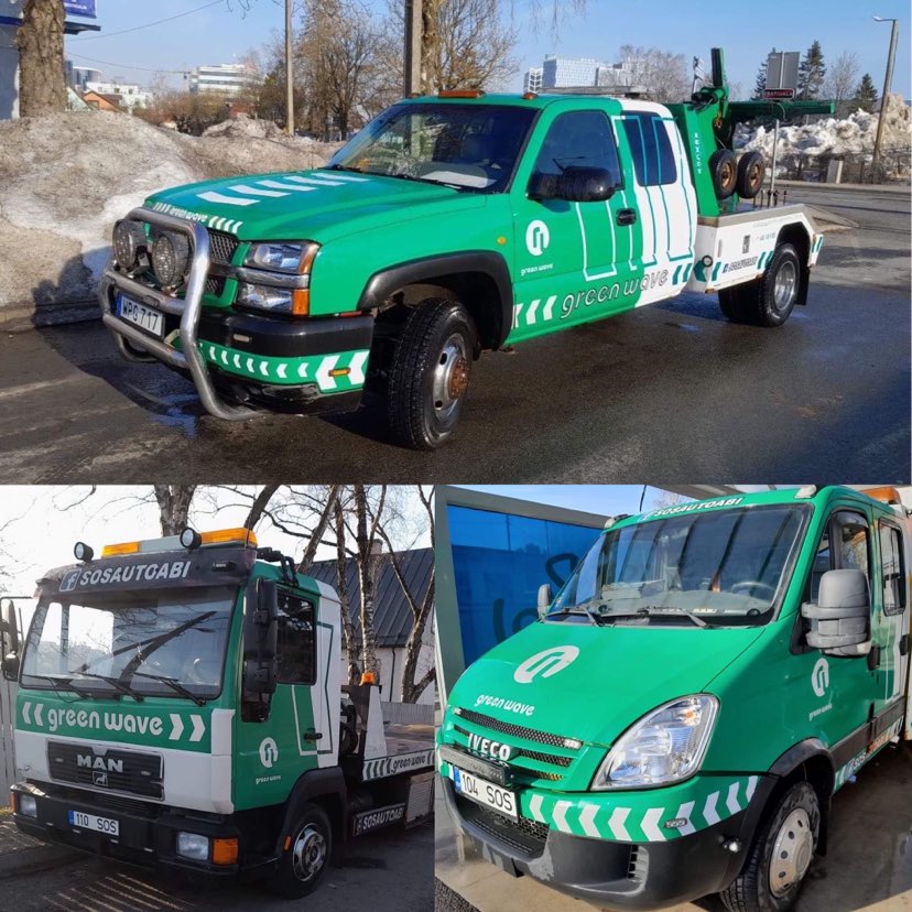 SOS Autoabi puksiirveokite park